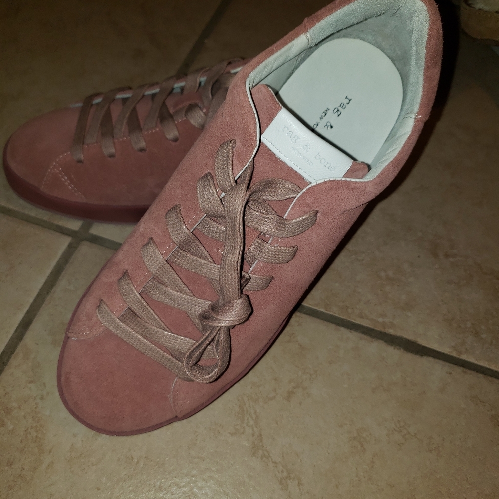 Rag & Bone RB1 Low Top Leather Sneaker